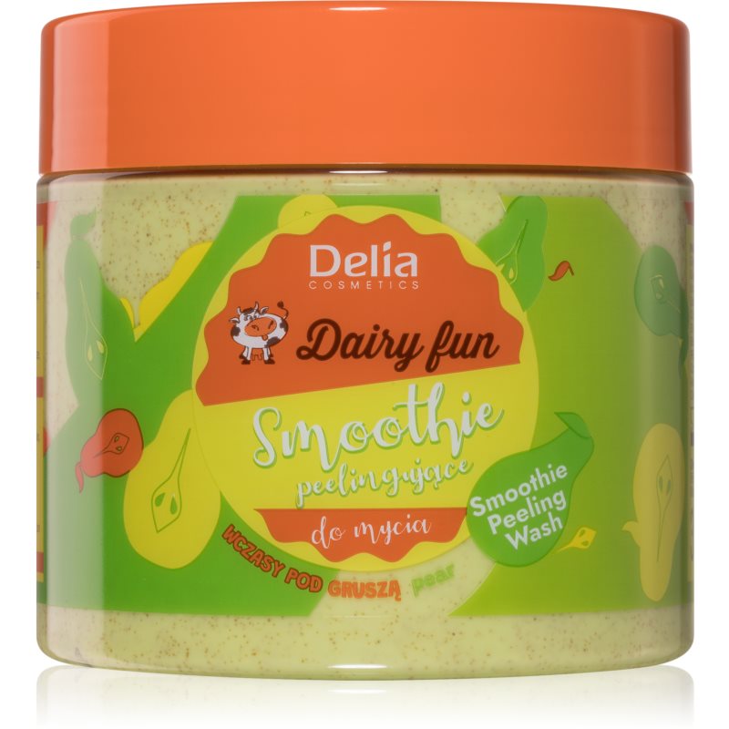 Delia Cosmetics Dairy Fun telový peeling Pear 350 g