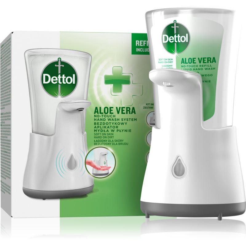 Dettol Soft on Skin Aloe Vera bezdotykový dávkovač mydla 250 ml