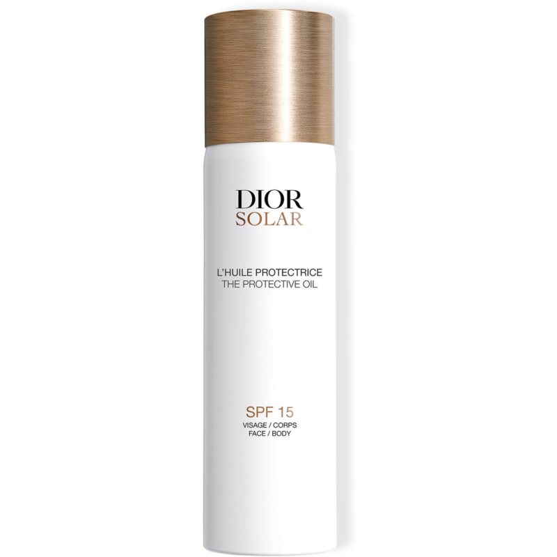 DIOR Dior Solar The Protective Face and Body Oil olej v spreji na opaľovanie SPF 15 125 ml