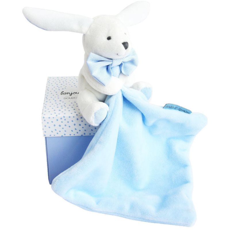 Doudou Gift Set Blue Rabbit darčeková sada pre deti od narodenia 1 ks
