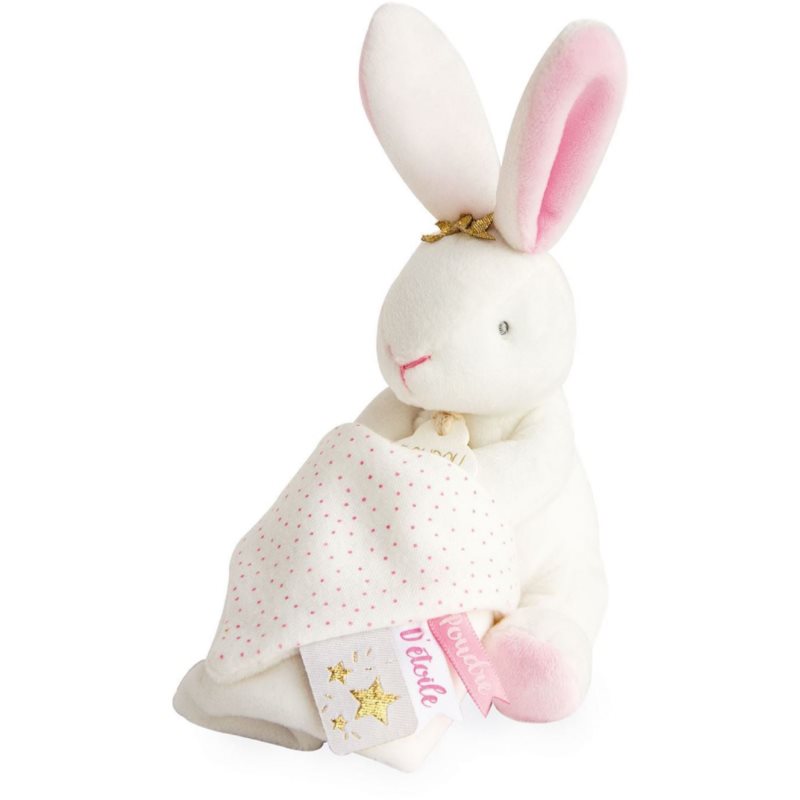Doudou Gift Set Bunny Rabbit plyšová hračka pre deti od narodenia White Rabbit 1 ks