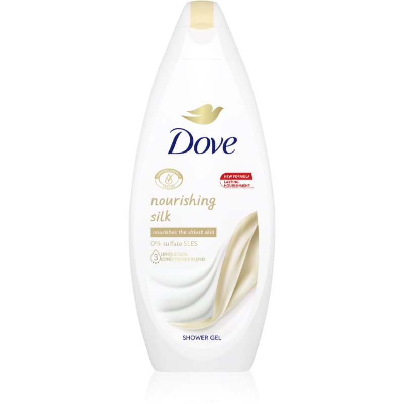 Dove Nourishing Silk vyživujúci sprchový gél pre jemnú a hladkú pokožku 250 ml