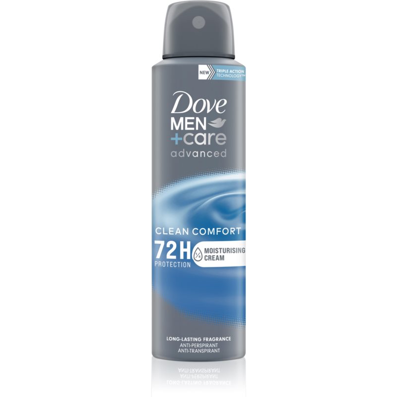 Dove MenCare Advanced antiperspirant v spreji pre mužov Clean Comfort 150 ml