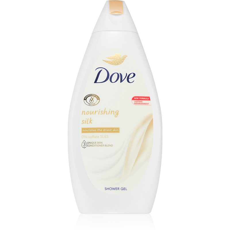 Dove Nourishing Silk vyživujúci sprchový gél pre jemnú a hladkú pokožku 720 ml