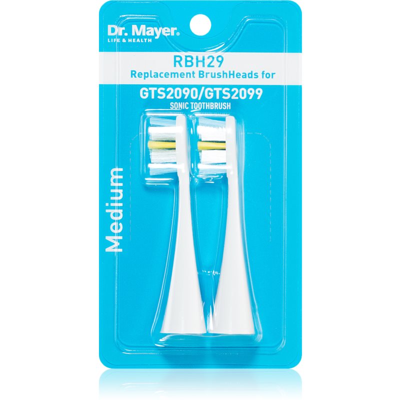Dr. Mayer RBH29 náhradné hlavice na zubnú kefku for GTS2090GTS2099 2 ks