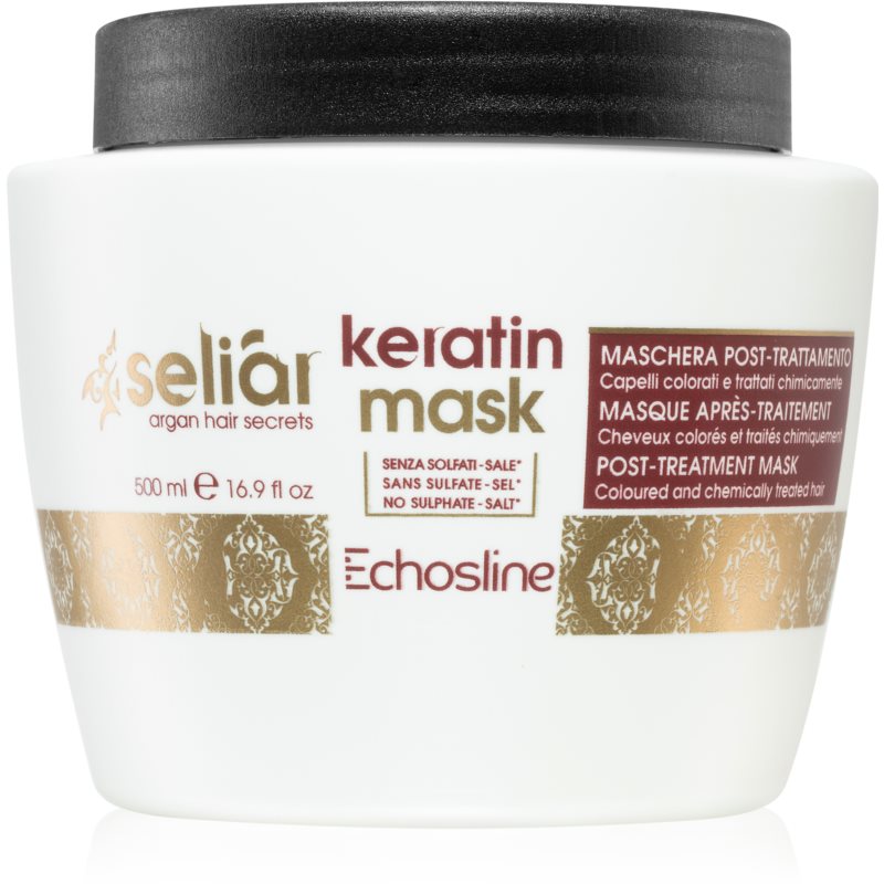 Echosline Seliár Keratin vyživujúca a hydratačná maska na vlasy 500 ml