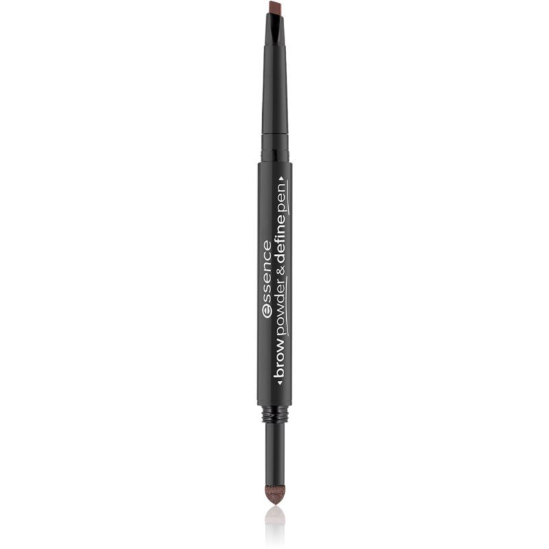 Essence Brow Powder  Define Pen precízna ceruzka na obočie odtieň 02 Warm Dark Brown 0,4 g