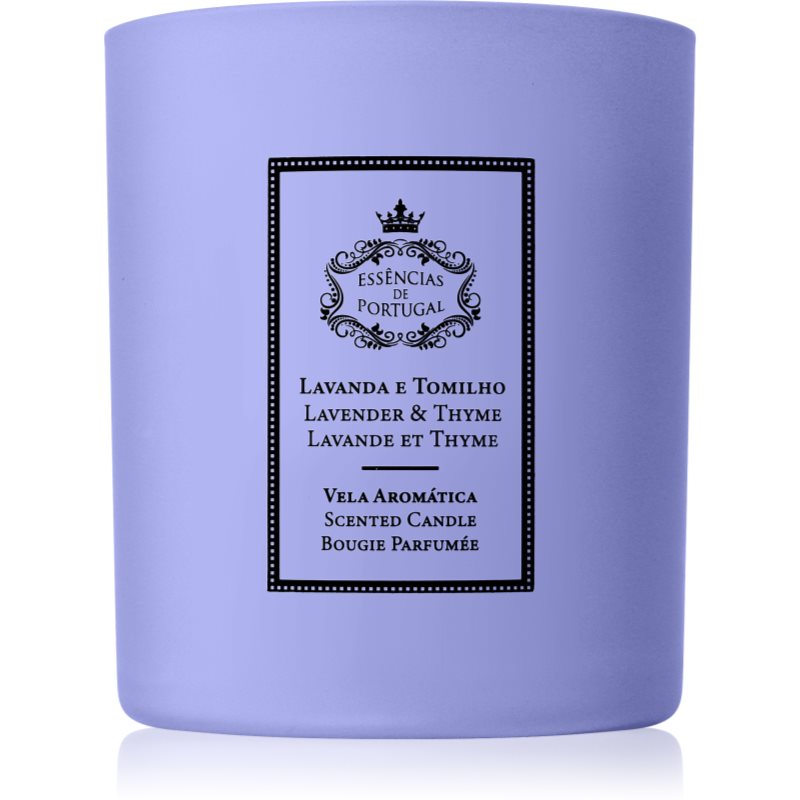 Essencias de Portugal  Saudade Natura Lavender  Thyme vonná sviečka 180 g
