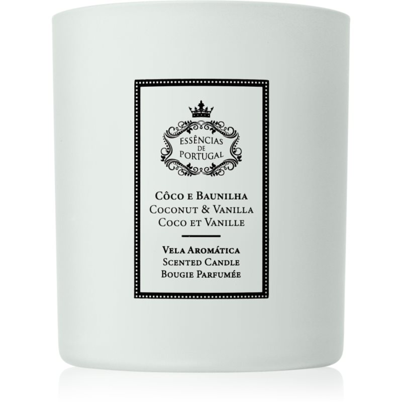 Essencias de Portugal  Saudade Natura Coconut  Vanilla vonná sviečka 180 g
