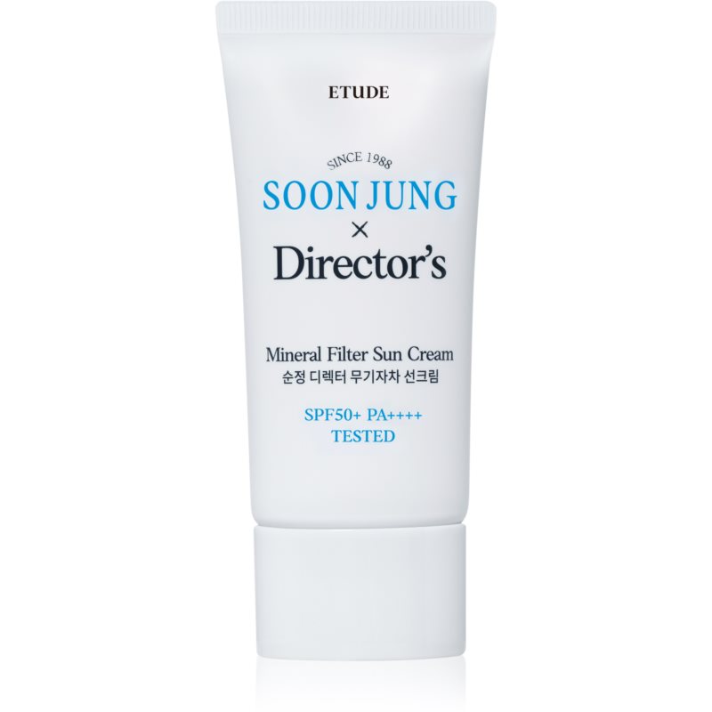 ETUDE SoonJung X Directors Sun Cream minerálny ochranný krém na tvár a citlivé partie SPF 50 50 ml