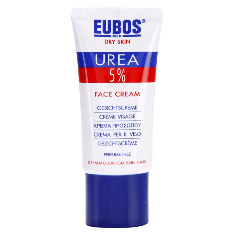 Eubos Dry Skin Urea 5 percent intenzívny hydratačný krém na tvár 50 ml