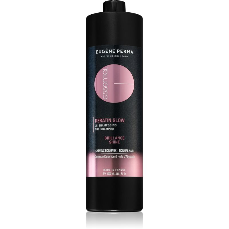 EUGÈNE PERMA Essential Keratin Glow šampón pre posilnenie a lesk vlasov 1000 ml