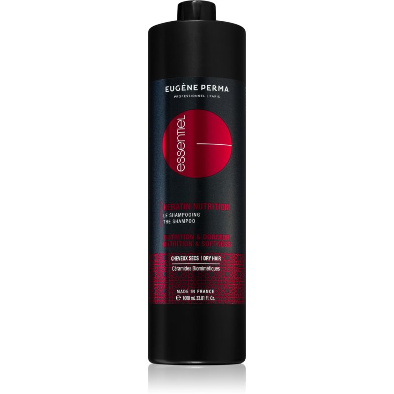 EUGÈNE PERMA Essential Keratin Nutrition intenzívny vyživujúci šampón na suché vlasy 1000 ml