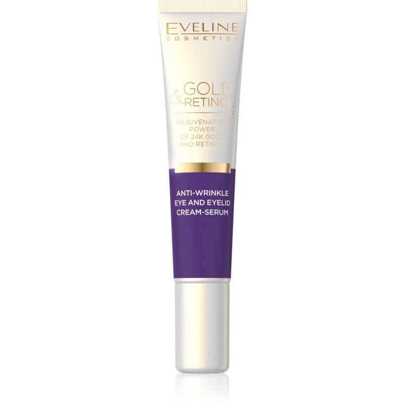 Eveline Cosmetics Gold  Retinol krémové sérum proti vráskam v okolí očí 20 ml