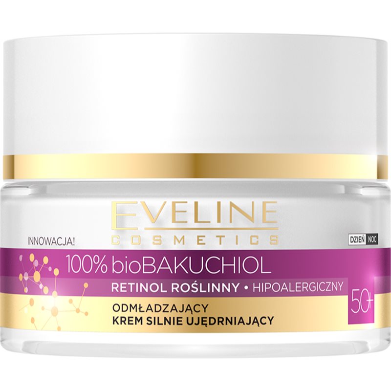 Eveline Cosmetics Bio Bakuchiol denný a nočný protivráskový krém 50 50 ml