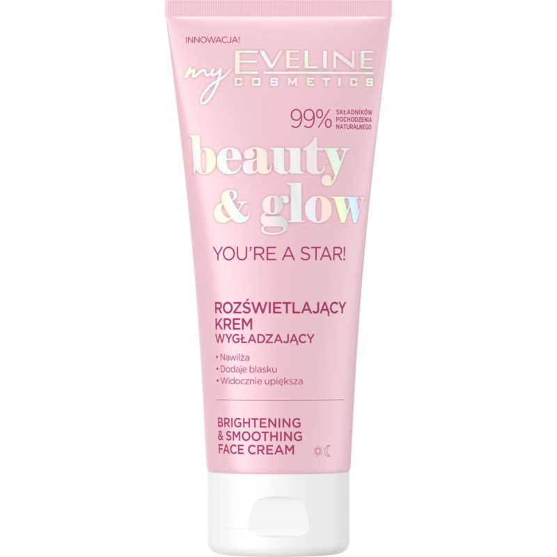 Eveline Cosmetics Beauty  Glow Youre A Star! vyhladzujúci a rozjasňujúci krém 75 ml