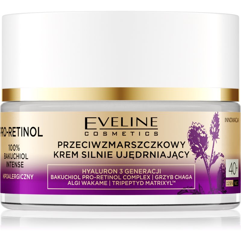 Eveline Cosmetics Pro-Retinol 100 percent Bakuchiol Intense regeneračný krém s vyhladzujúcim účinkom 40 50 ml
