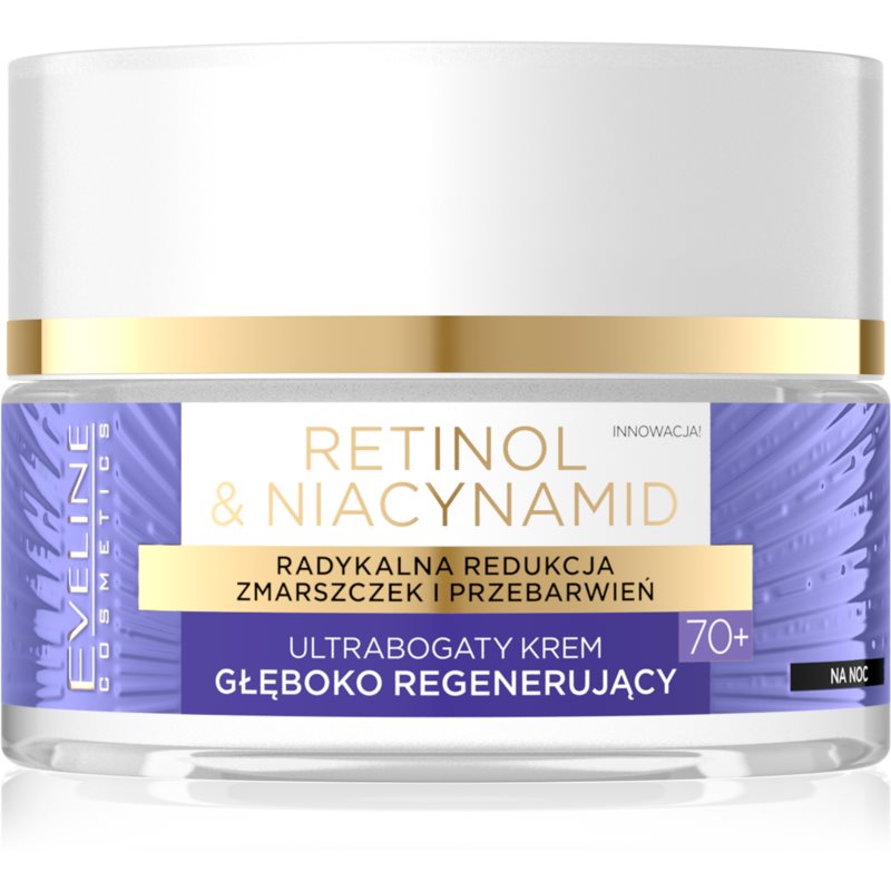 Eveline Cosmetics Retinol  Niacynamid hĺbkovo regeneračný nočný krém 70 50 ml