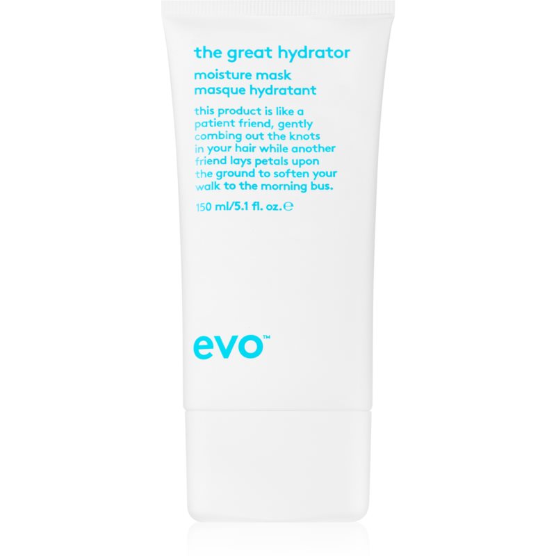 EVO Hydrate The Great Hydrator hydratačná maska pre lesk suchých a lámavých vlasov 150 ml