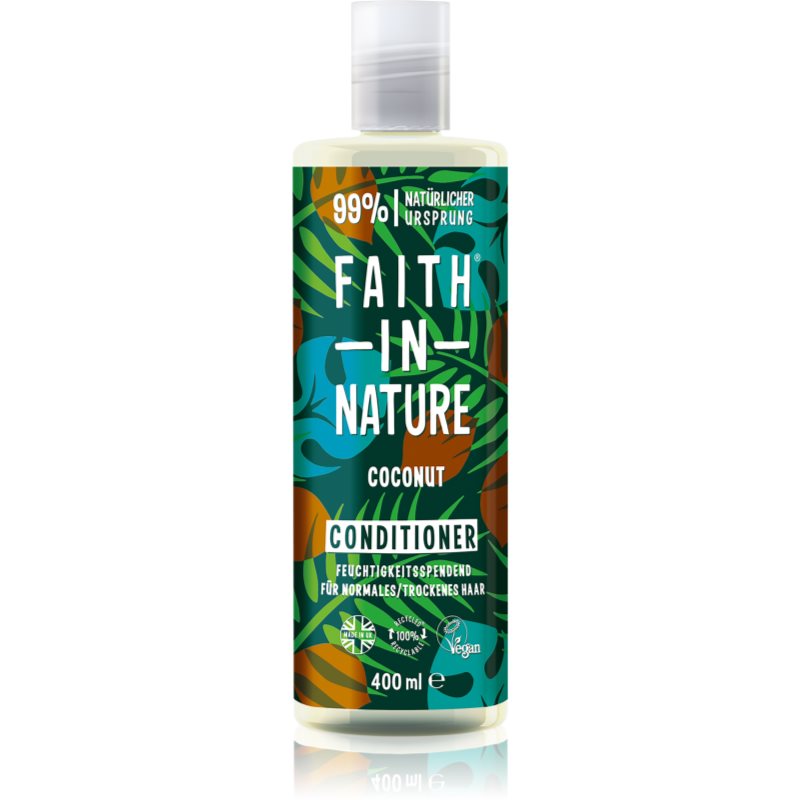 Faith In Nature Coconut hydratačný kondicionér pre normálne až suché vlasy 400 ml