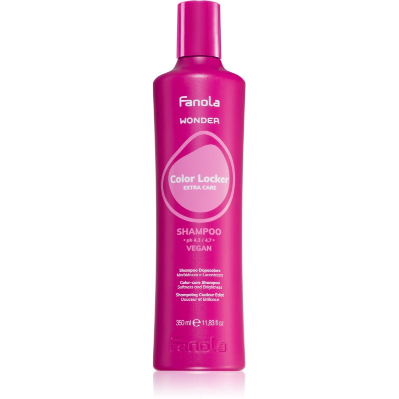 Fanola Wonder Color Locker Extra Care Shampoo rozjasňujúci a posilňujúci šampón pre farbené vlasy 350 ml