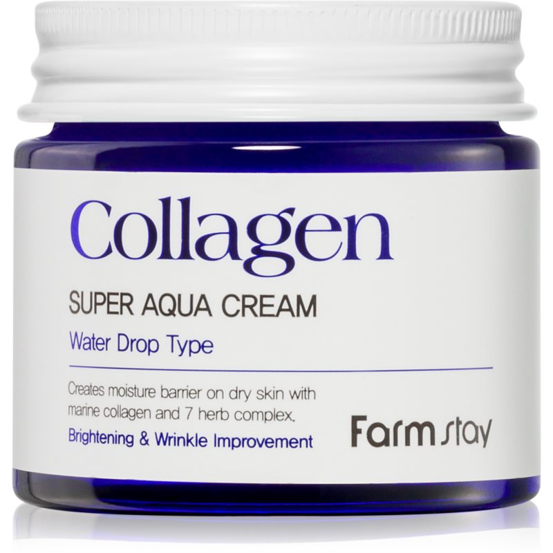 Farmstay Collagen Super Aqua hydratačný pleťový krém 80 ml