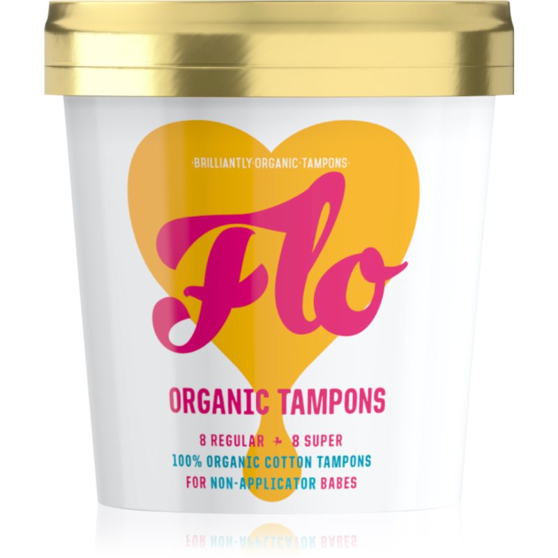 FLO Organic Tampons tampóny 16 ks
