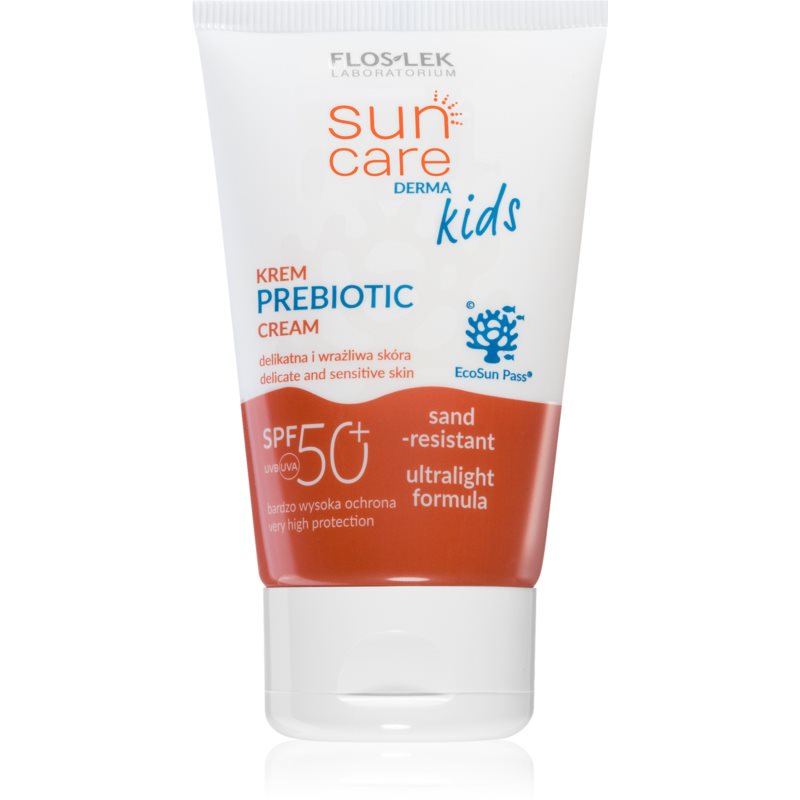 FlosLek Laboratorium Sun Care Derma Kids ochranný krém pre deti s probiotikami SPF 50 50 ml