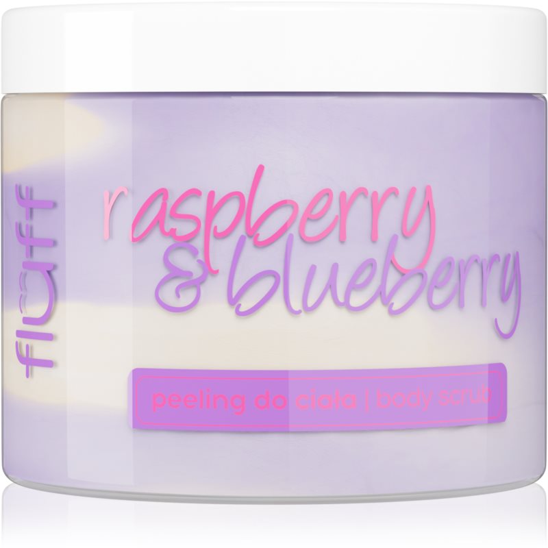 Fluff Blueberry  Raspberry telový peeling 160 ml