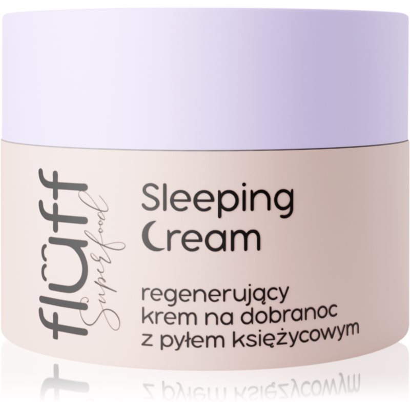 Fluff Superfood Sleeping Cream nočný regeneračný krém Moonmilk 50 ml