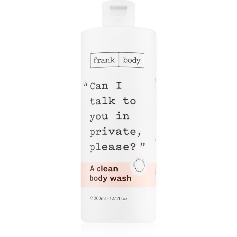 Frank Body Everyday jemný sprchový gel 2 v 1 bez parfumácie 360 ml