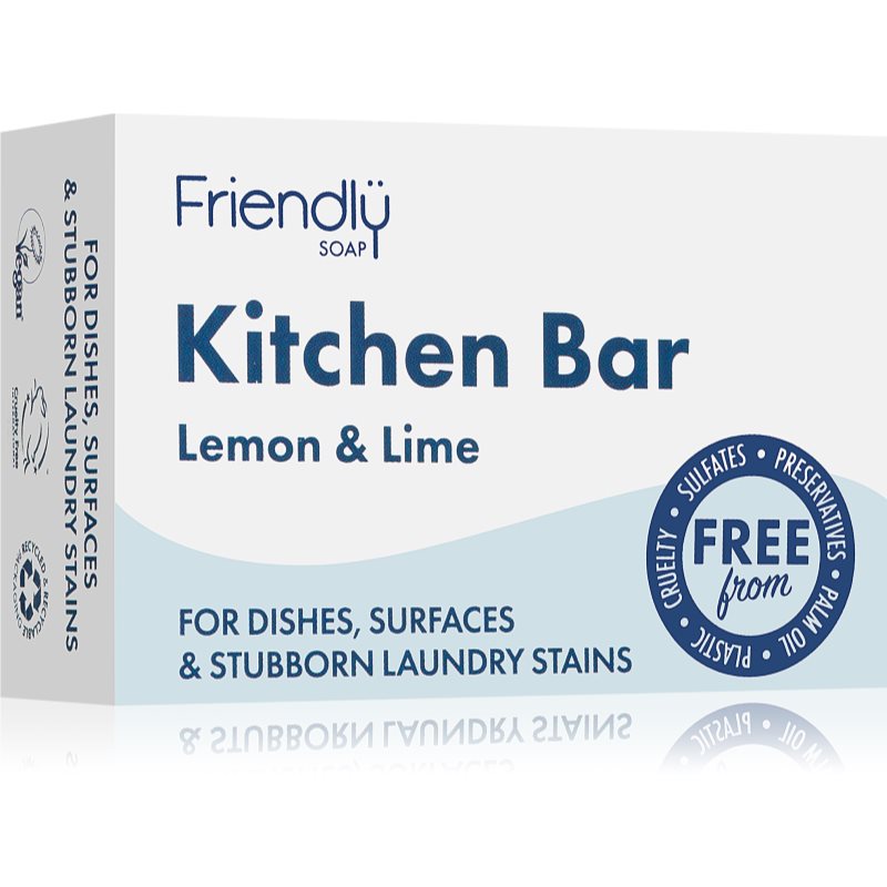 Friendly Soap Kitchen Bar Lemon  Lime prírodné mydlo 95 g