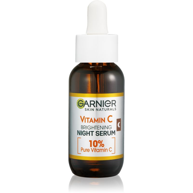 Garnier Skin Naturals Vitamin C rozjasňujúce nočné sérum s 10  percent čistým vitamínom C 30 ml