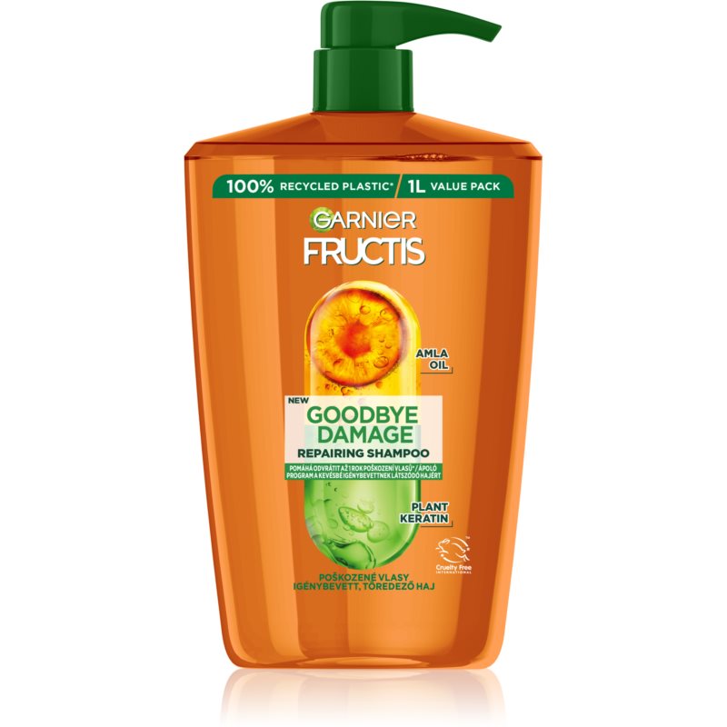 Garnier Fructis Goodbye Damage posilňujúci šampón pre poškodené vlasy 1000 ml