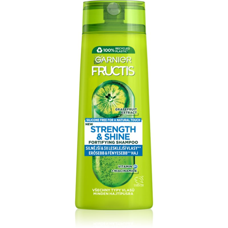Garnier Fructis Strength  Shine šampón pre posilnenie a lesk vlasov 250 ml