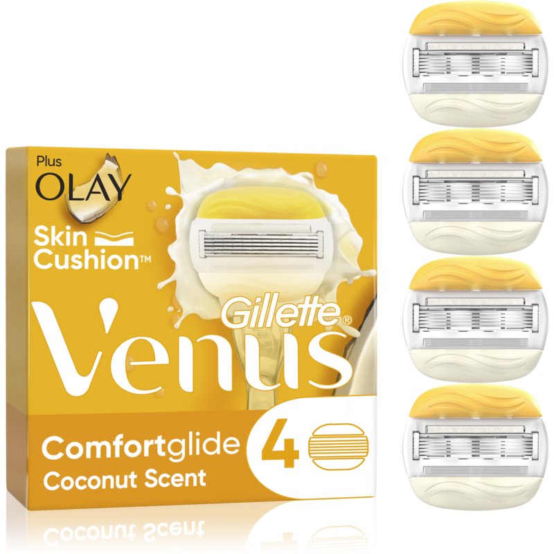 Gillette Venus ComfortGlide Olay Coconut náhradné žiletky 4 ks