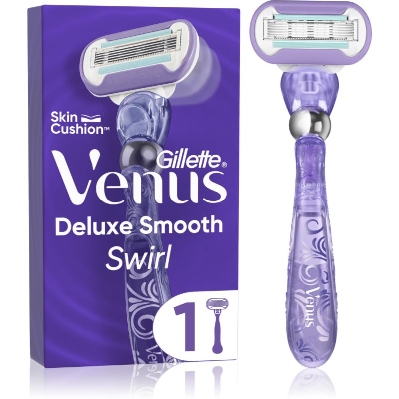 Gillette Venus Deluxe Smooth Swirl holiaci strojček  náhradné hlavice 1 ks