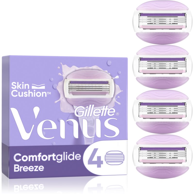Gillette Venus ComfortGlide Breeze náhradné žiletky 4 ks