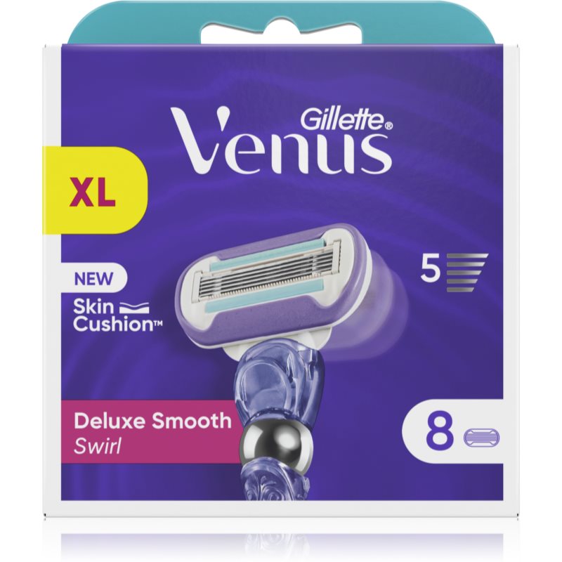 Gillette Venus Deluxe Smooth Swirl náhradné žiletky 8 ks