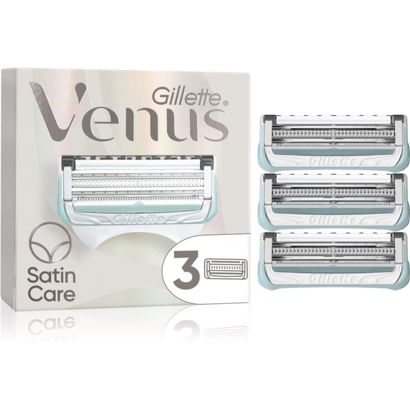 Gillette Venus Pubic HairSkin náhradné žiletky na úpravu línie bikín 3 ks