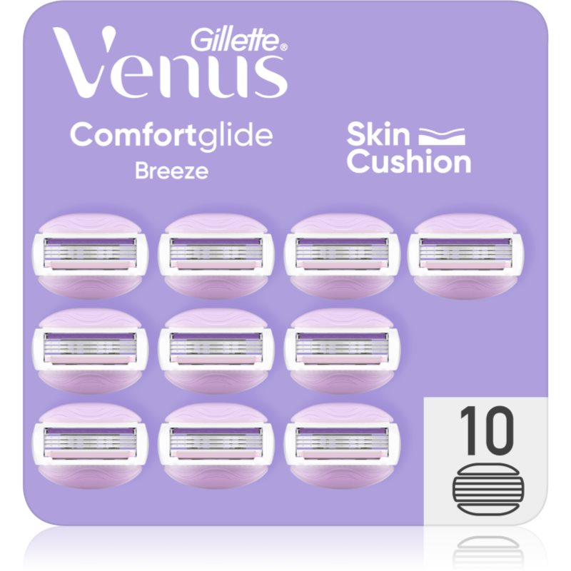 Gillette Venus ComfortGlide Breeze náhradné žiletky 10 ks