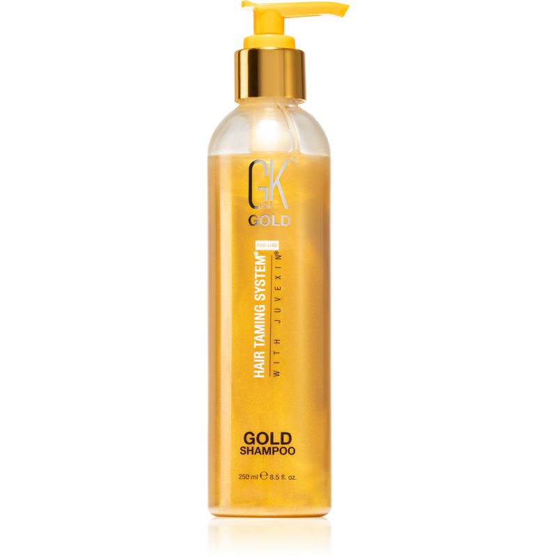 GK Hair Gold Shampoo hydratačný a ochranný šampón s aloe vera a bambucké maslo 250 ml