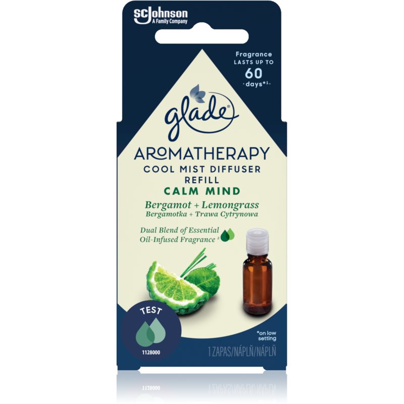 GLADE Aromatherapy Calm Mind náplň do aróma difuzérov Bergamot  Lemongrass 17,4 ml
