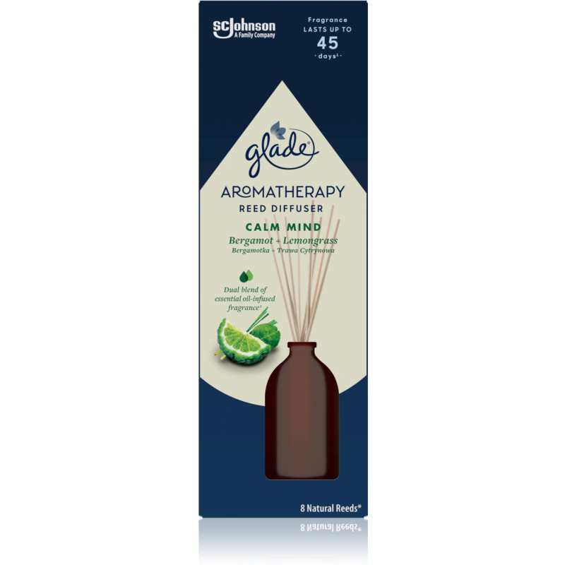 GLADE Aromatherapy Calm Mind aróma difuzér s náplňou Bergamot  Lemongrass 80 ml