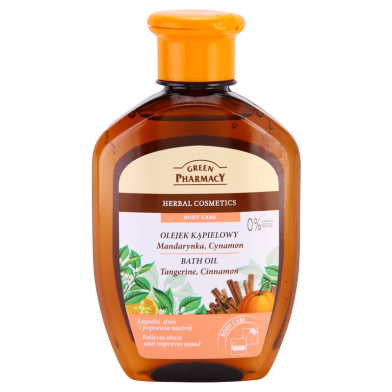Green Pharmacy Body Care Tangerine  Cinnamon olej do kúpeľa 250 ml