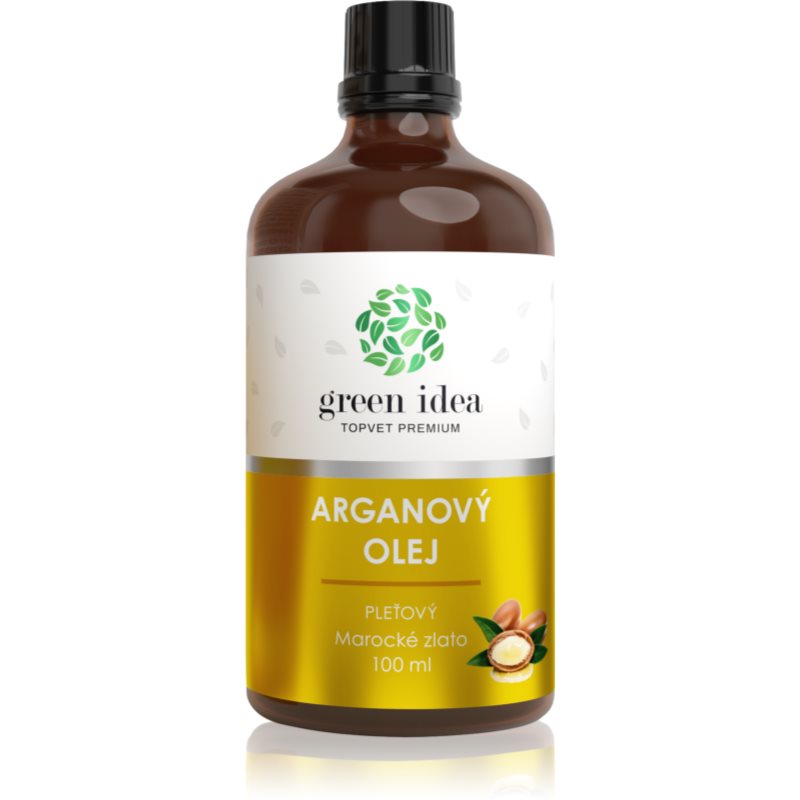 Green Idea Topvet Premium Arganový olej pleťový olej pre všetky typy pleti vrátane citlivej 100 ml