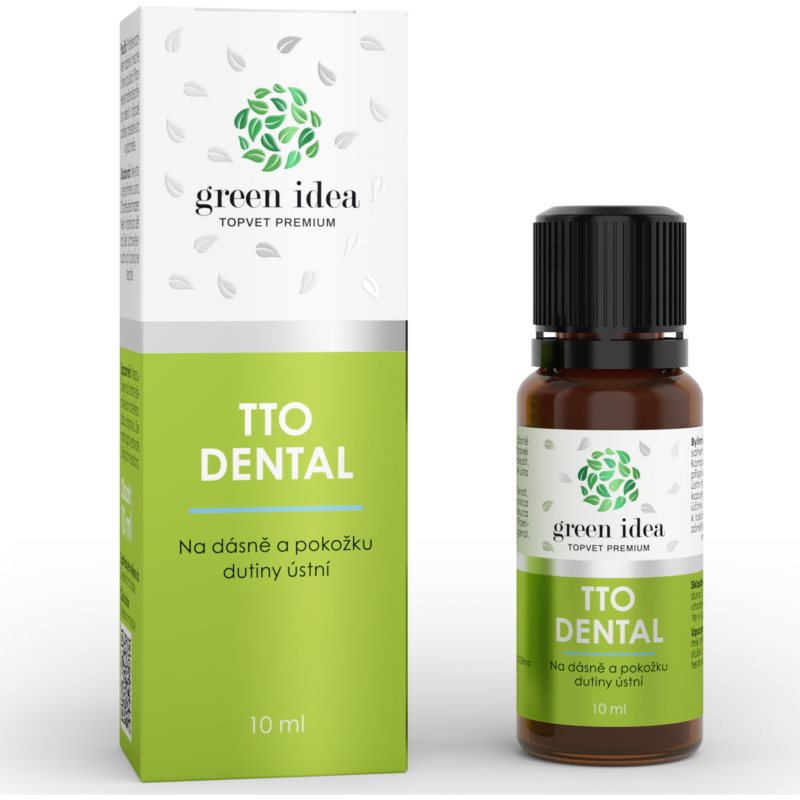 Green Idea TTO DENTAL bylinný prípravok na ďasná a pokožku ústnej dutiny 10 ml