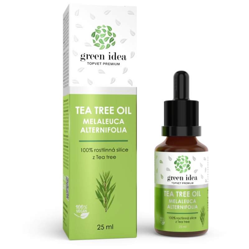 Green Idea Topvet Premium Tea Tree oil 100 percent silice 25 ml
