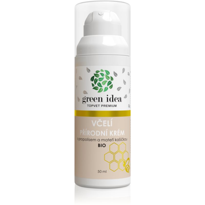 Green Idea Topvet Premium Včelí prírodný krém krém pre zrelú pleť 50 ml