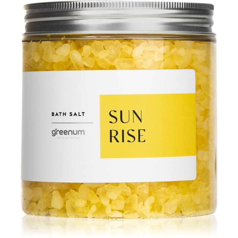 Greenum Sunrise soľ do kúpeľa 600 g